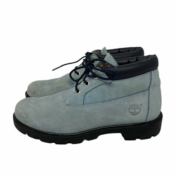 Timberland Newman Chukka Boots Powder Blue 6 - Picture 2 of 11